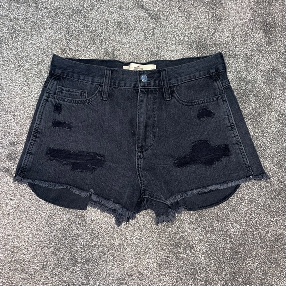 Hollister | Shorts | Hollister Black High Rise Short Shorts | Poshmark